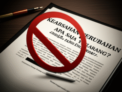 Keabsahan Perubahan Apa Saja yang Dilarang?